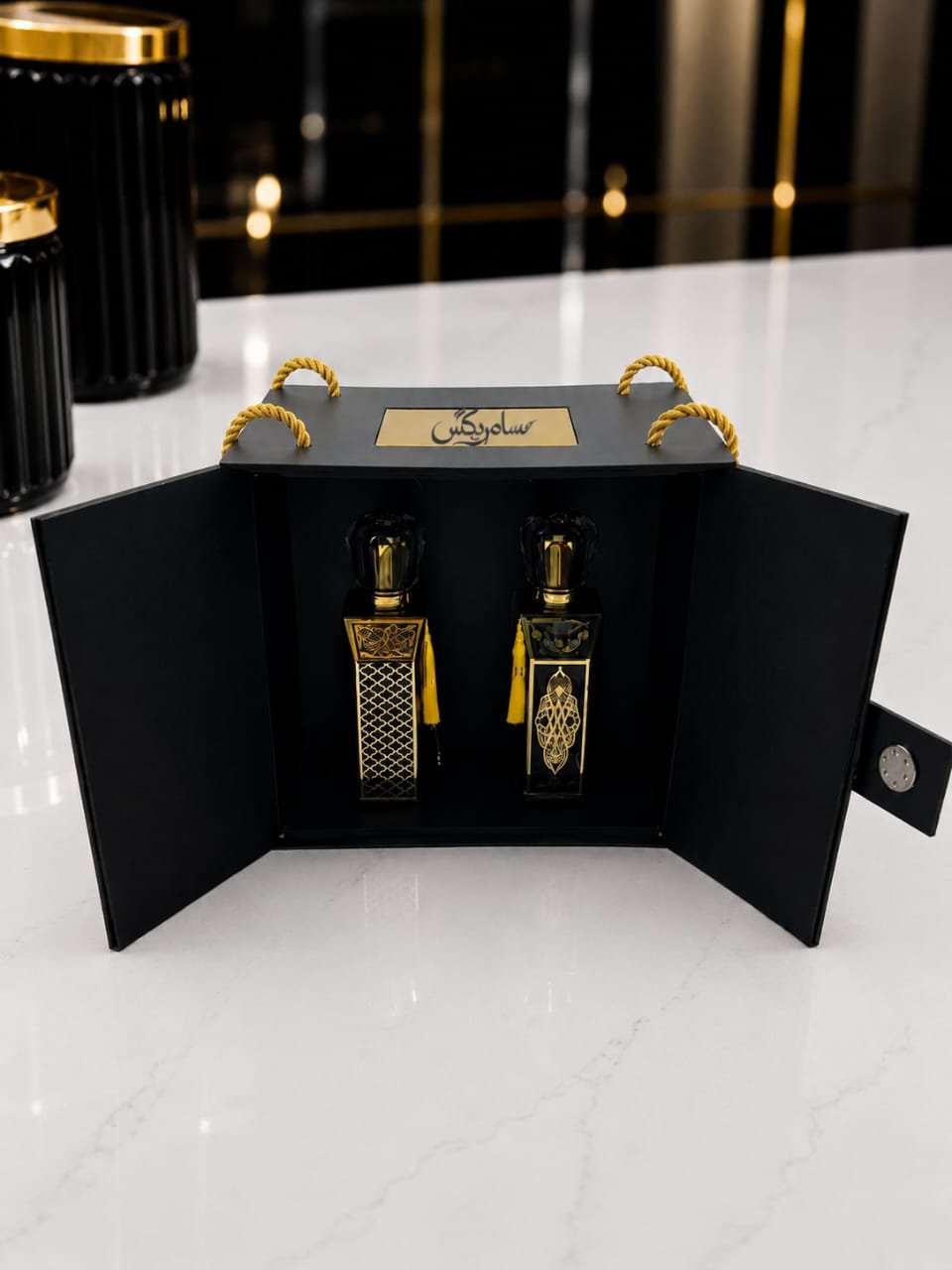 بوكس ذكرى – بوكس عطور رجالي فاخر بقارورتين 50 مل 1 بوكس عطور رجالي فاخر – بوكس ذكرى