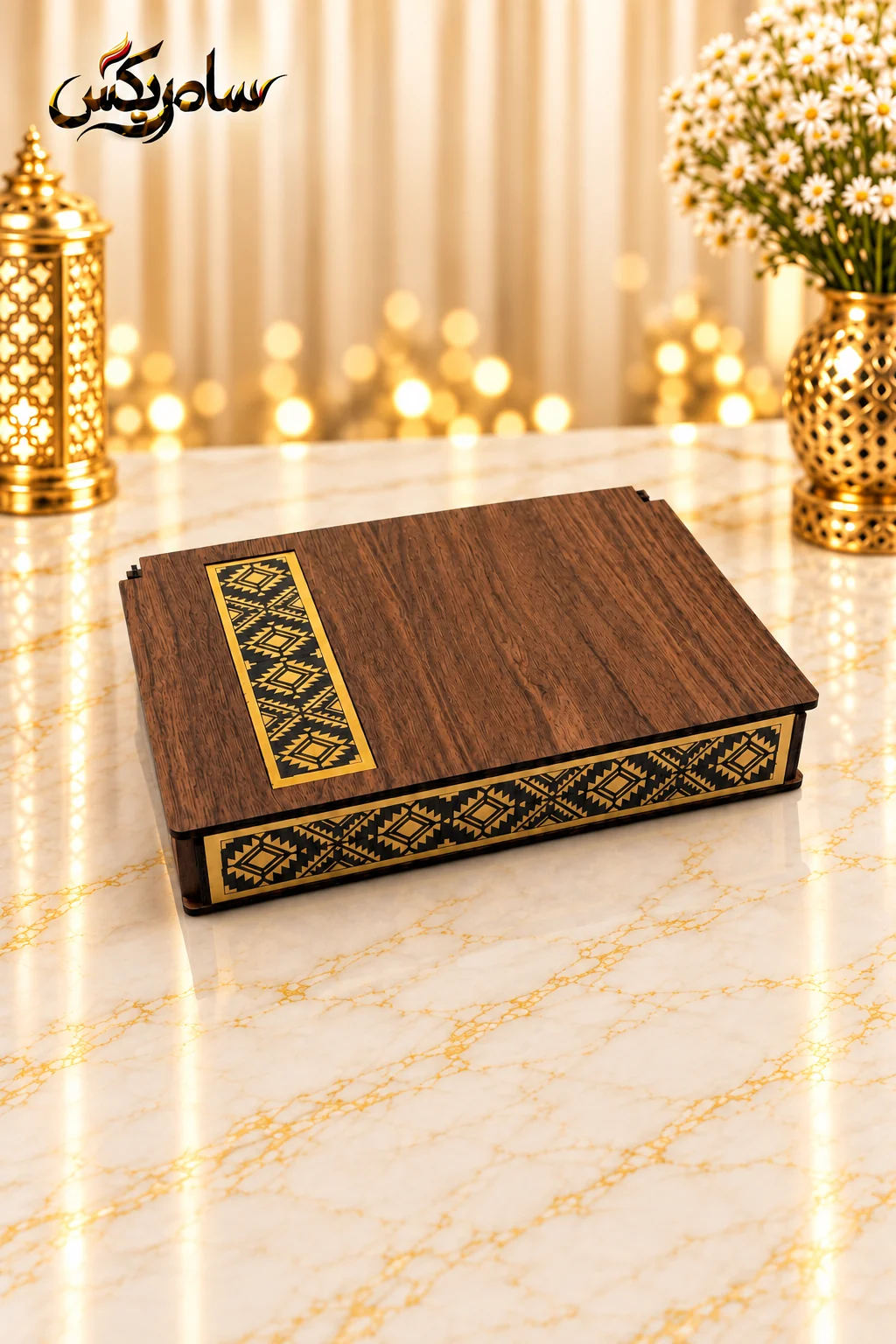 طقم راية العز – مبخرة خريطة المملكة مع 30 عود ند وولاعة قابل للتخصيص بالاسم أو الشعار 5 بوكس راية العز – صورة 5