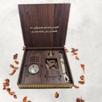 أحمر بني تقليدي عيد ميلاد سعيد بانر أفقي5