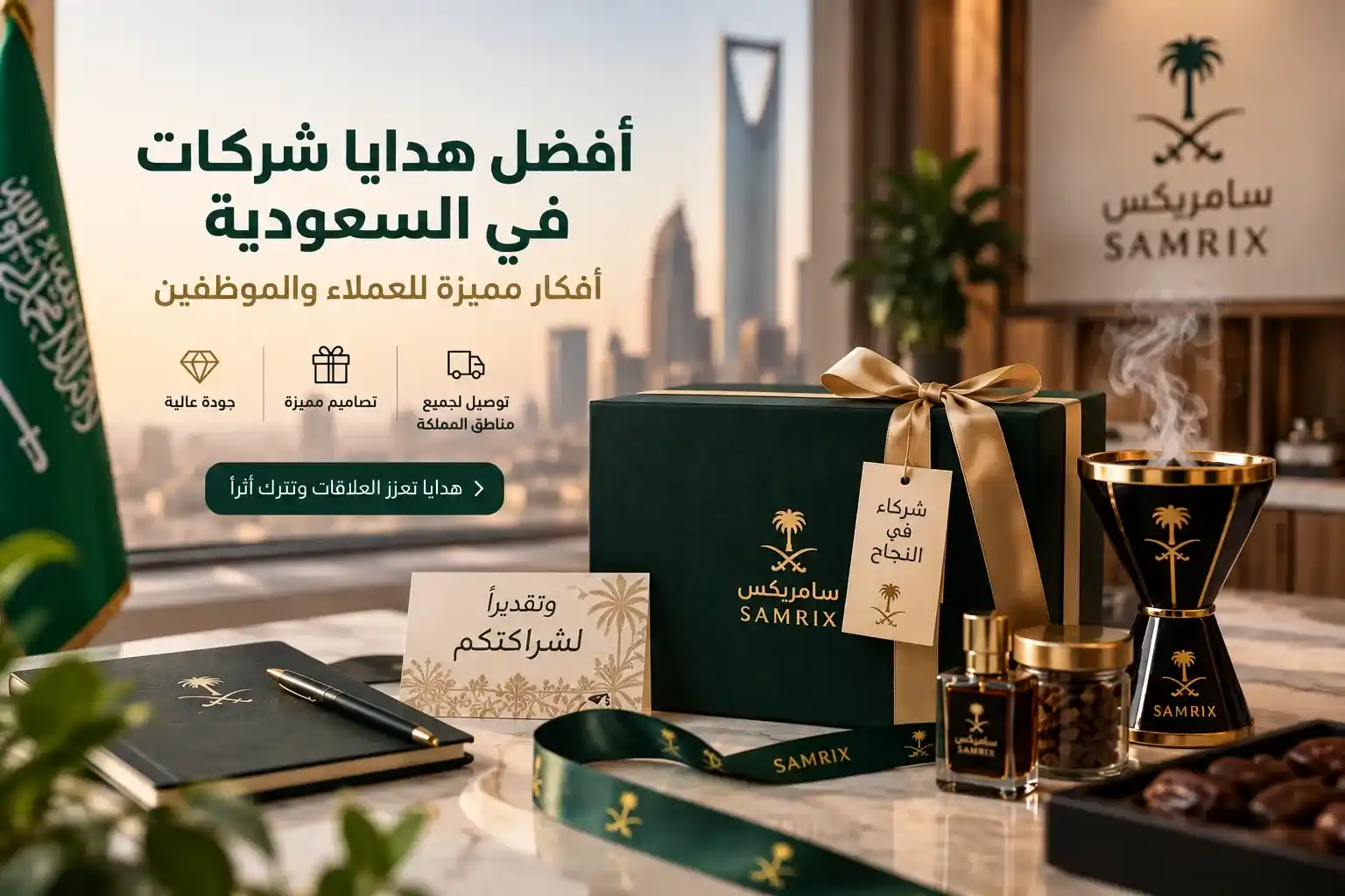 أفضل هدايا شركات في السعودية من سامريكس